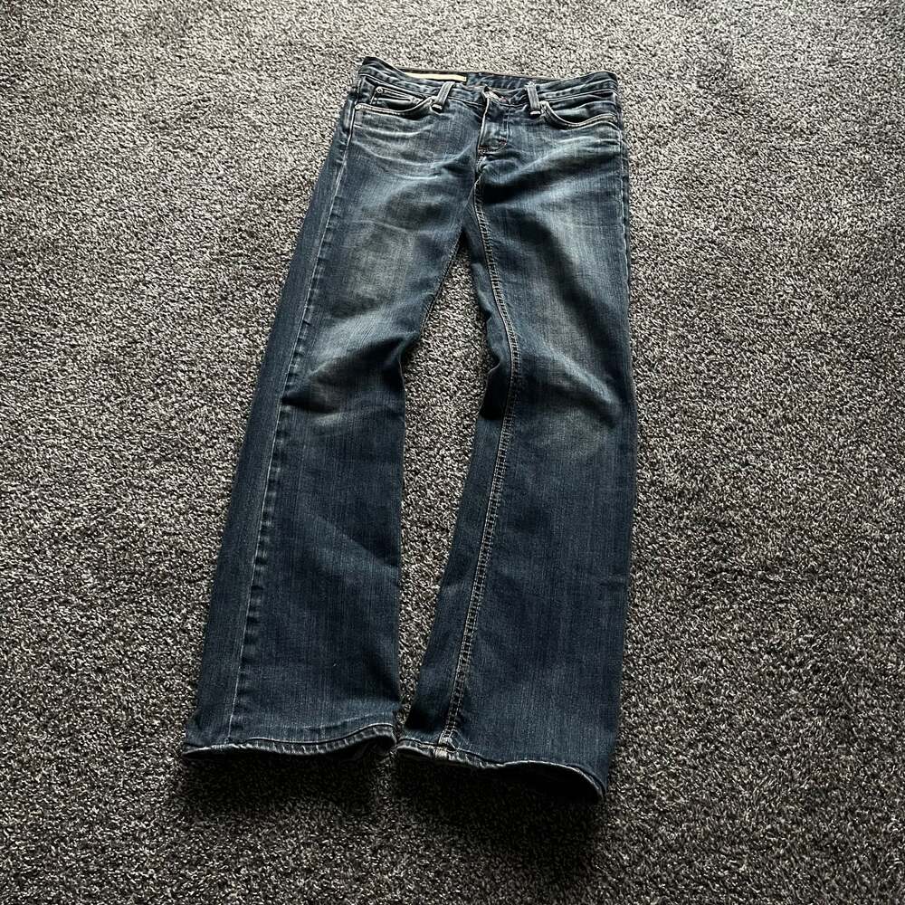 Jean Paul Damage Women's Denim Jeans Size 25 Blue Bootcut